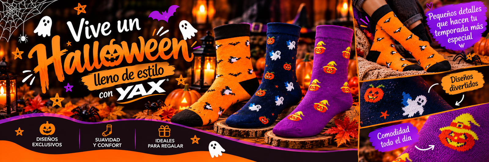 halloween con estilo y confort yax